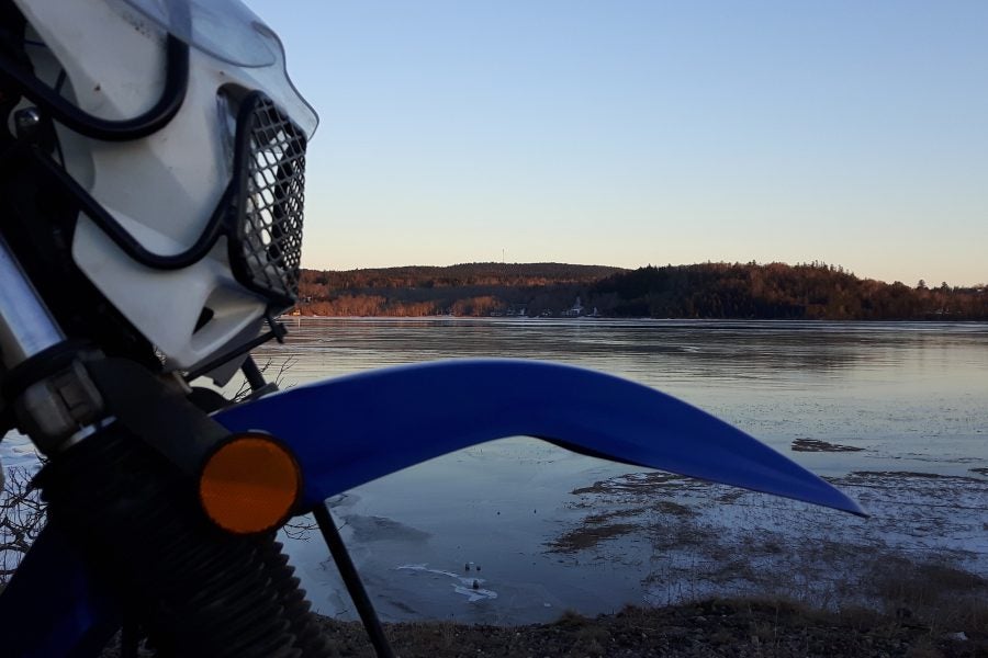 The DR650: A cheap, budget-friendly machine to throw away after a few years, or built for a lifetime? I am taking the second option here. Photo: Zac Kurylyk