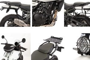 Hepco & Becker has these and more accessories available in Europe, and listed on their American partner's website as well.